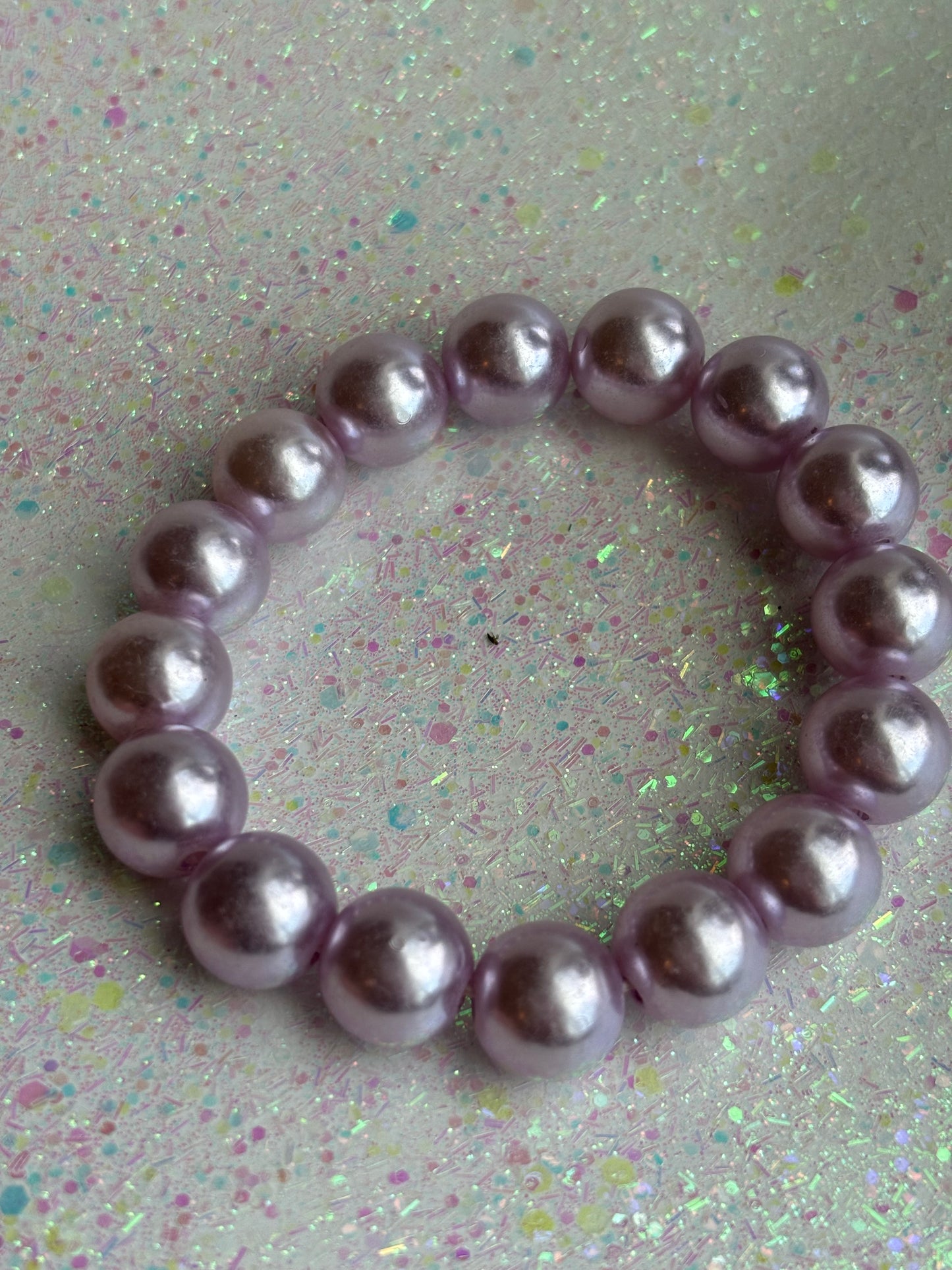 #0035 Purple Pearl Bracelet