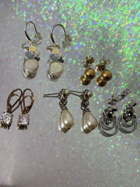 A057 Lot of Various Earrings 1”