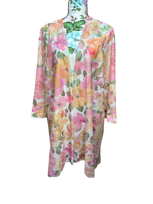 Vintage 1970s Anthony Richards Floral Duster – Made in USA