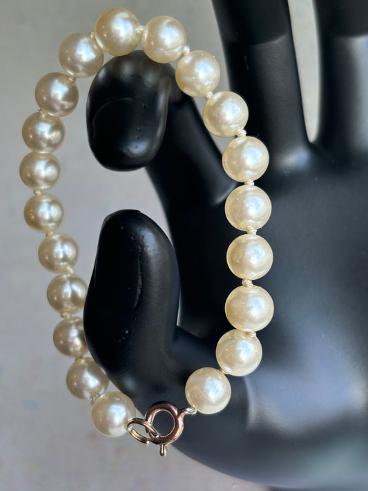 #0080 Faux Pearl Bracelet - Small