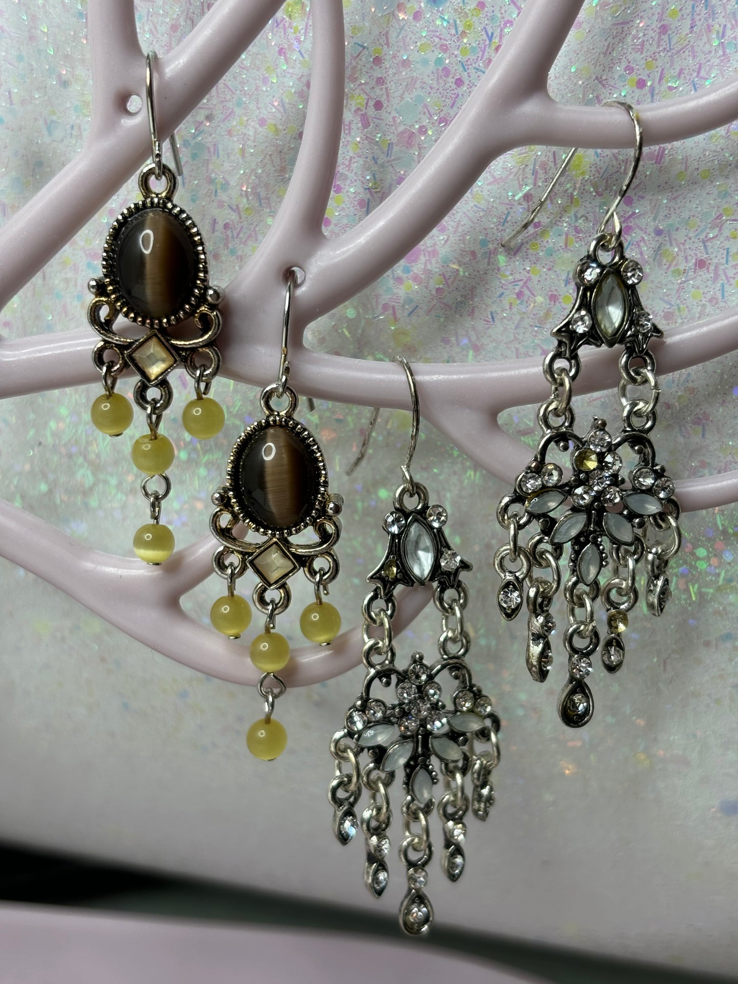 A048 Set of Chandelier Earrings