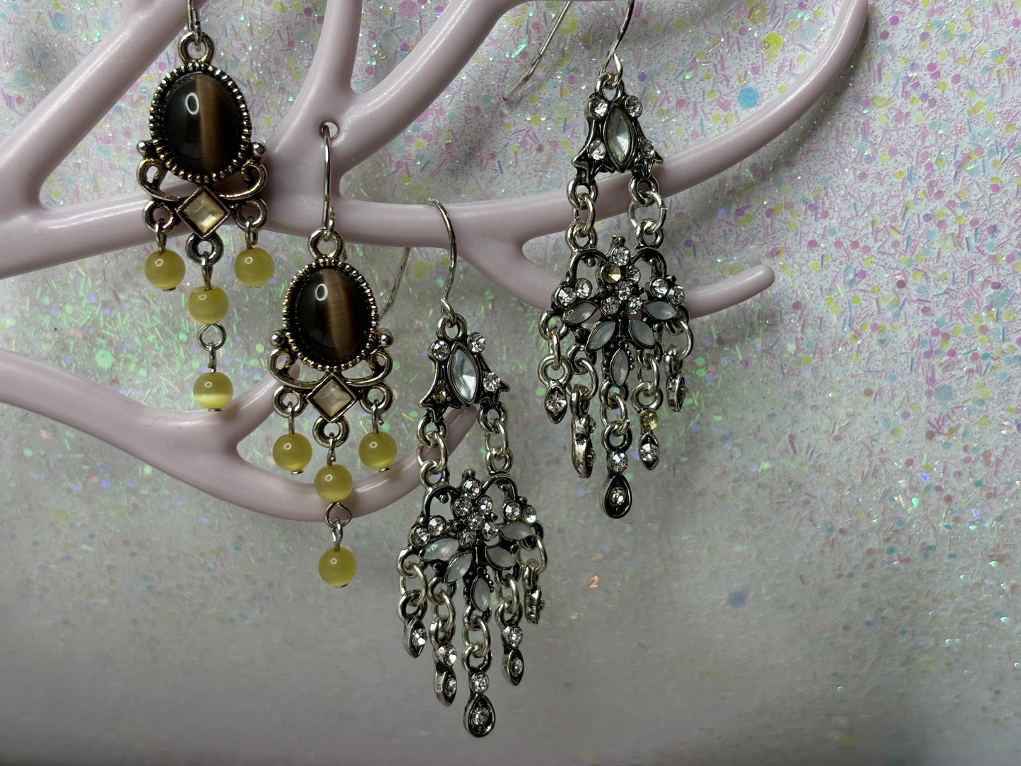 A048 Set of Chandelier Earrings