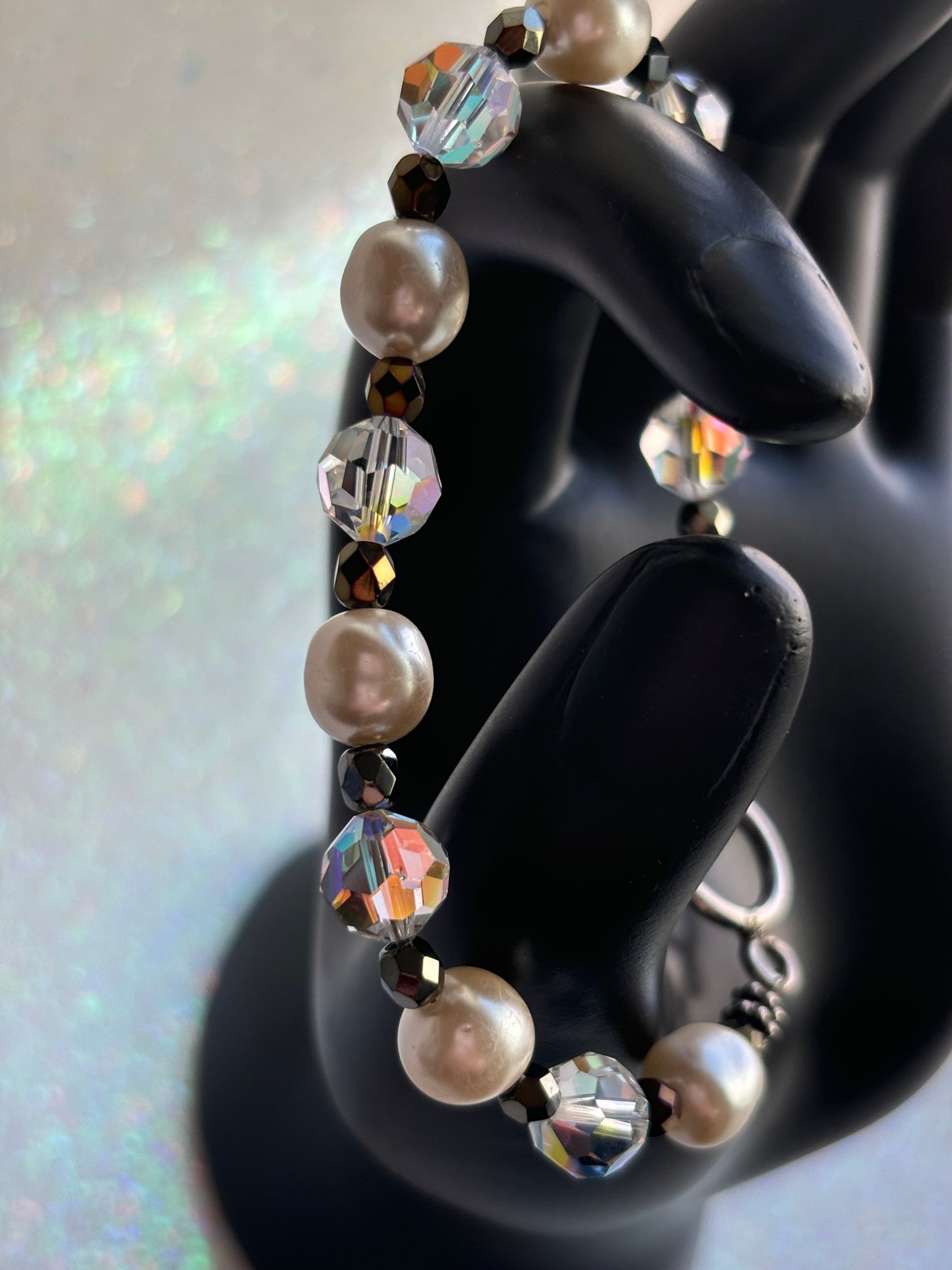 #0083 Pearl and Bead Bracelet