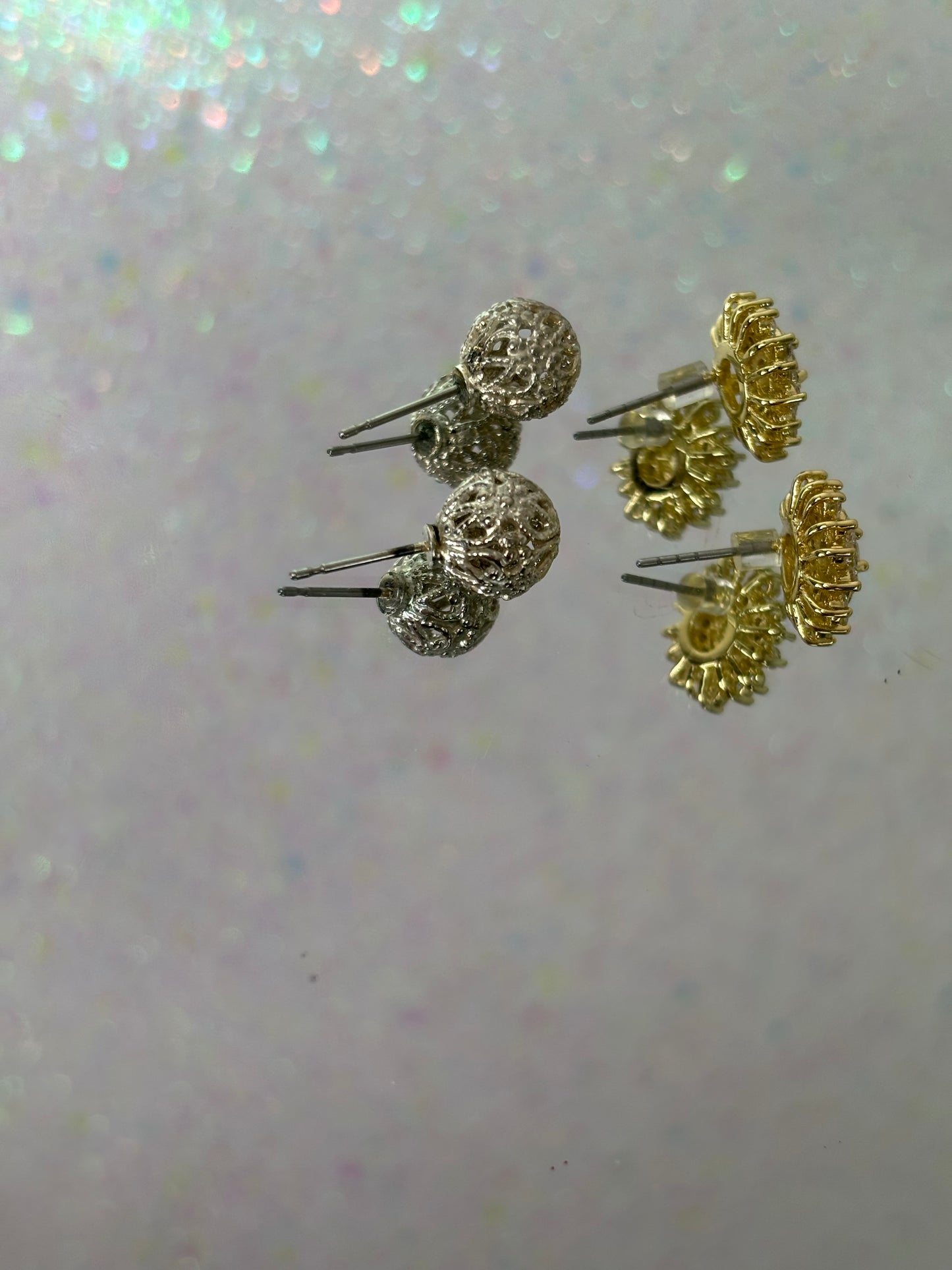 A041 Vintage Stud Earrings Set