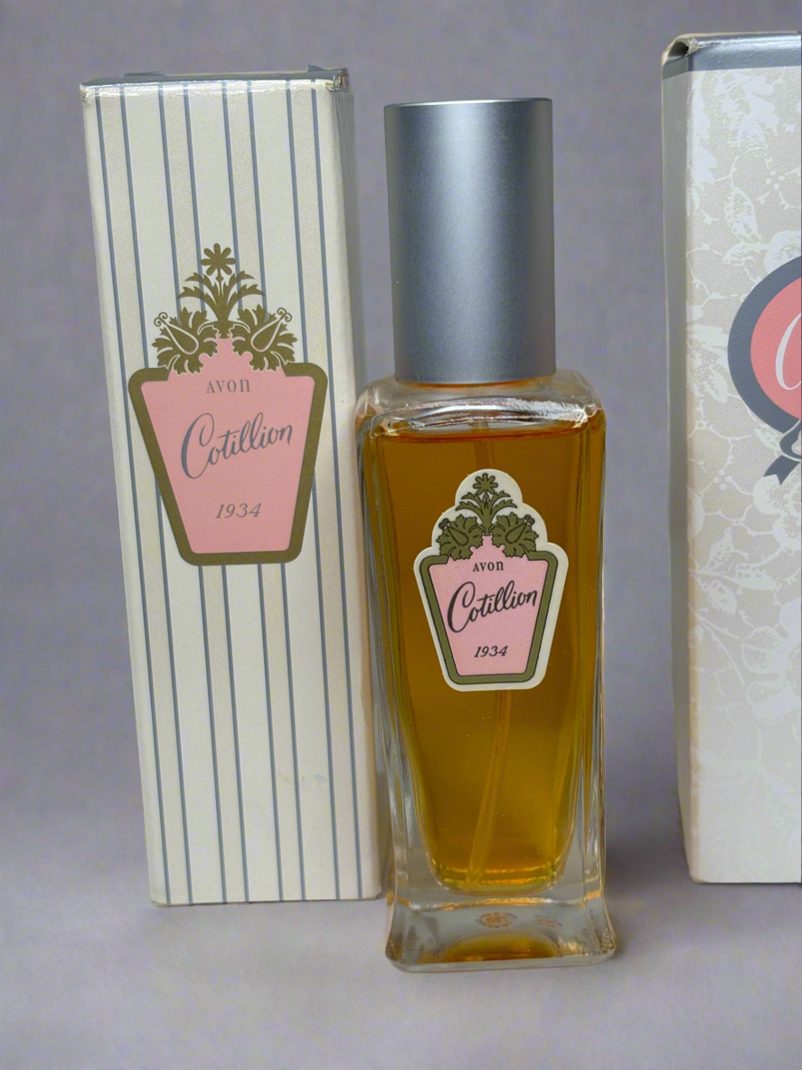 Avon Cotillion 1934 Fragrance Traditions Cologne Pour (3.4 oz) & Cologne Spray (1.7 oz) New