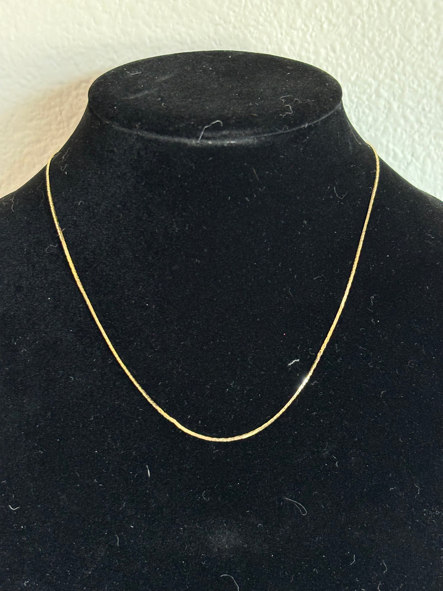 #0146 Avon stamped 16” Gold Toned Chain