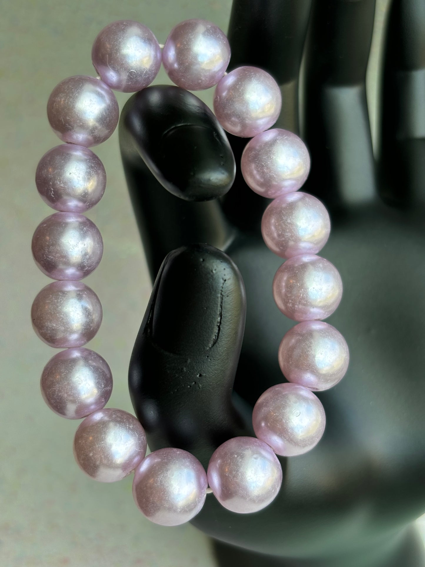 #0035 Purple Pearl Bracelet