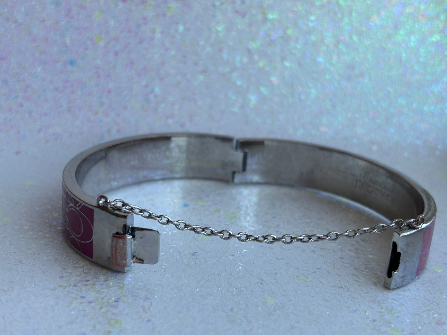 #0026 Coach Pink Bangle