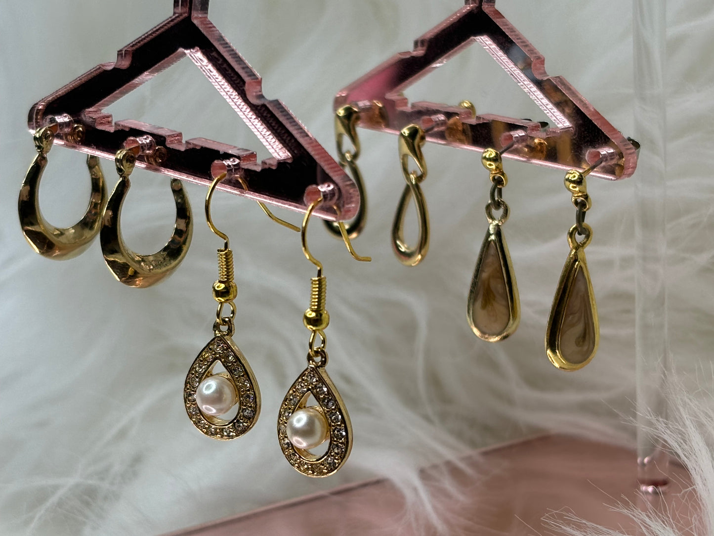 A123 Set of Gold Tone Earrings