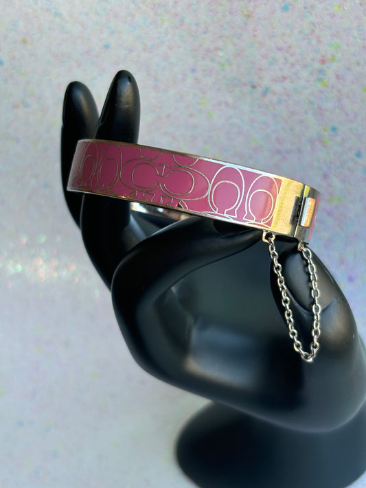 #0026 Coach Pink Bangle