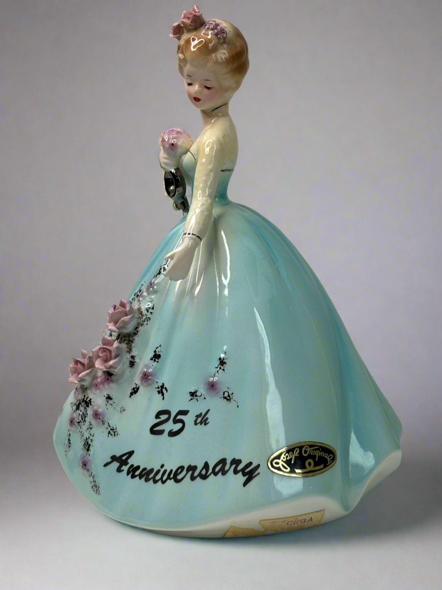 A064 25th Anniversary Music Figurine by Josef Originals - 1970s