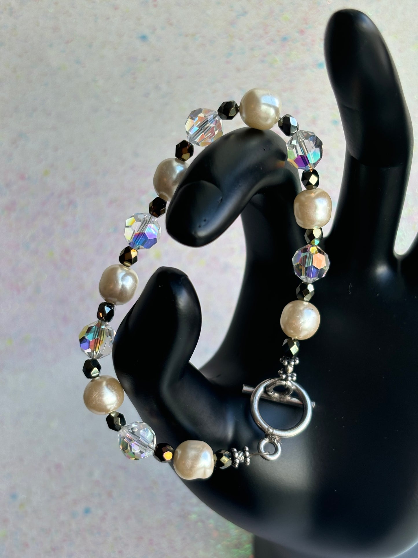 #0083 Pearl and Bead Bracelet