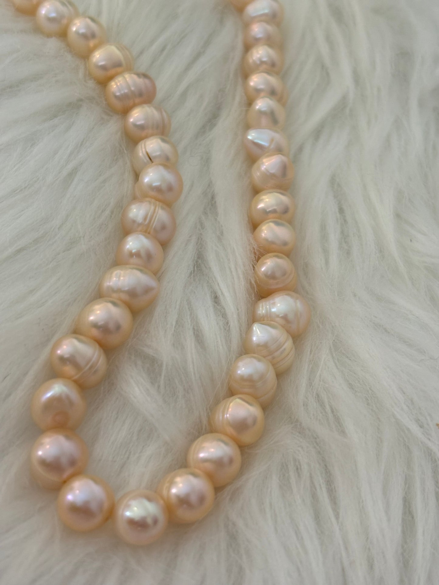 #0107 Vintage Genuine Pearl Necklace