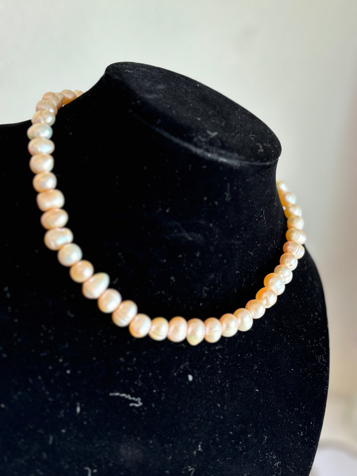 #0107 Vintage Genuine Pearl Necklace