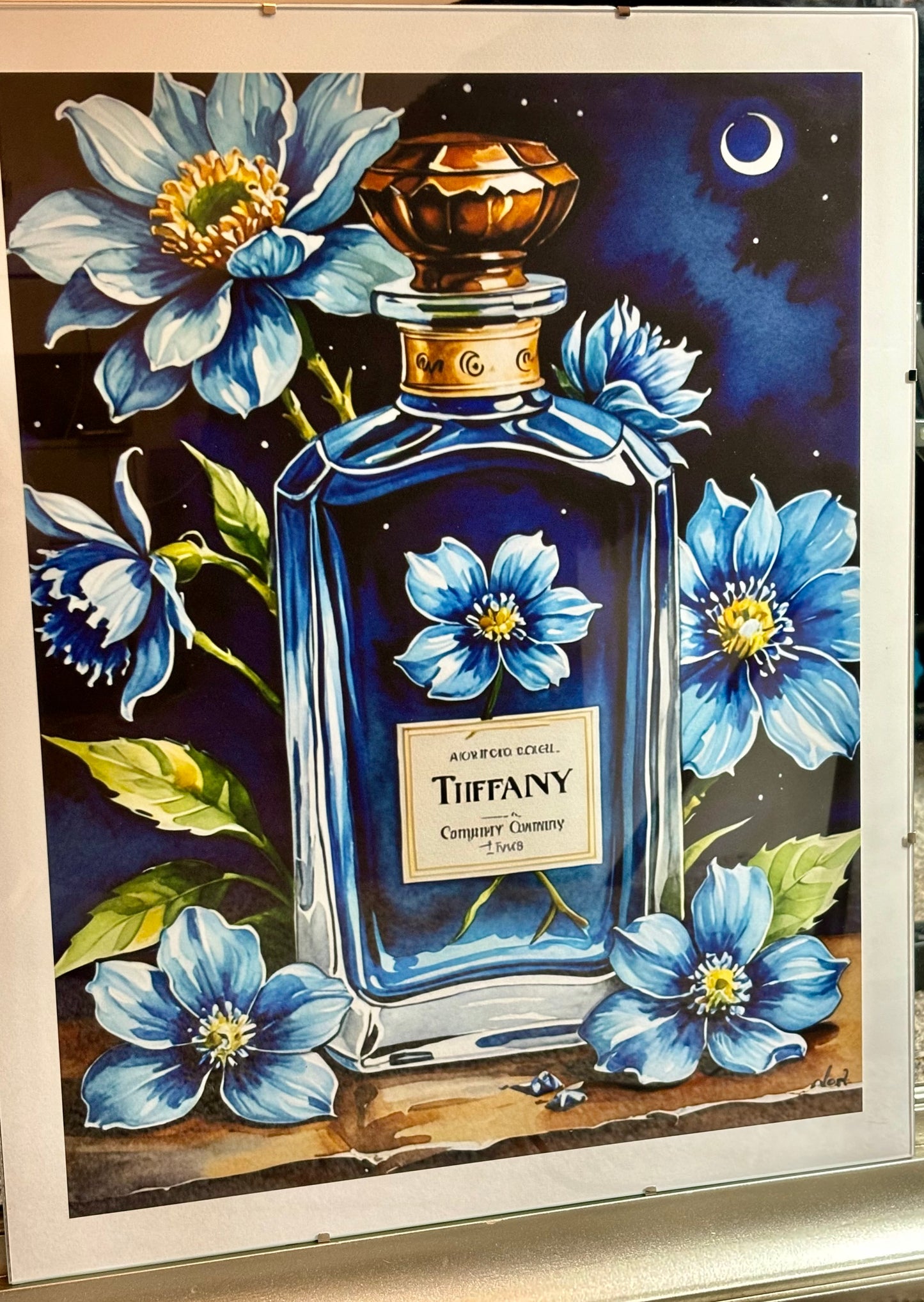 Parfum Tiffany Tribute Limited Edition  Van Gogh Limited PRINT 16”x 20”