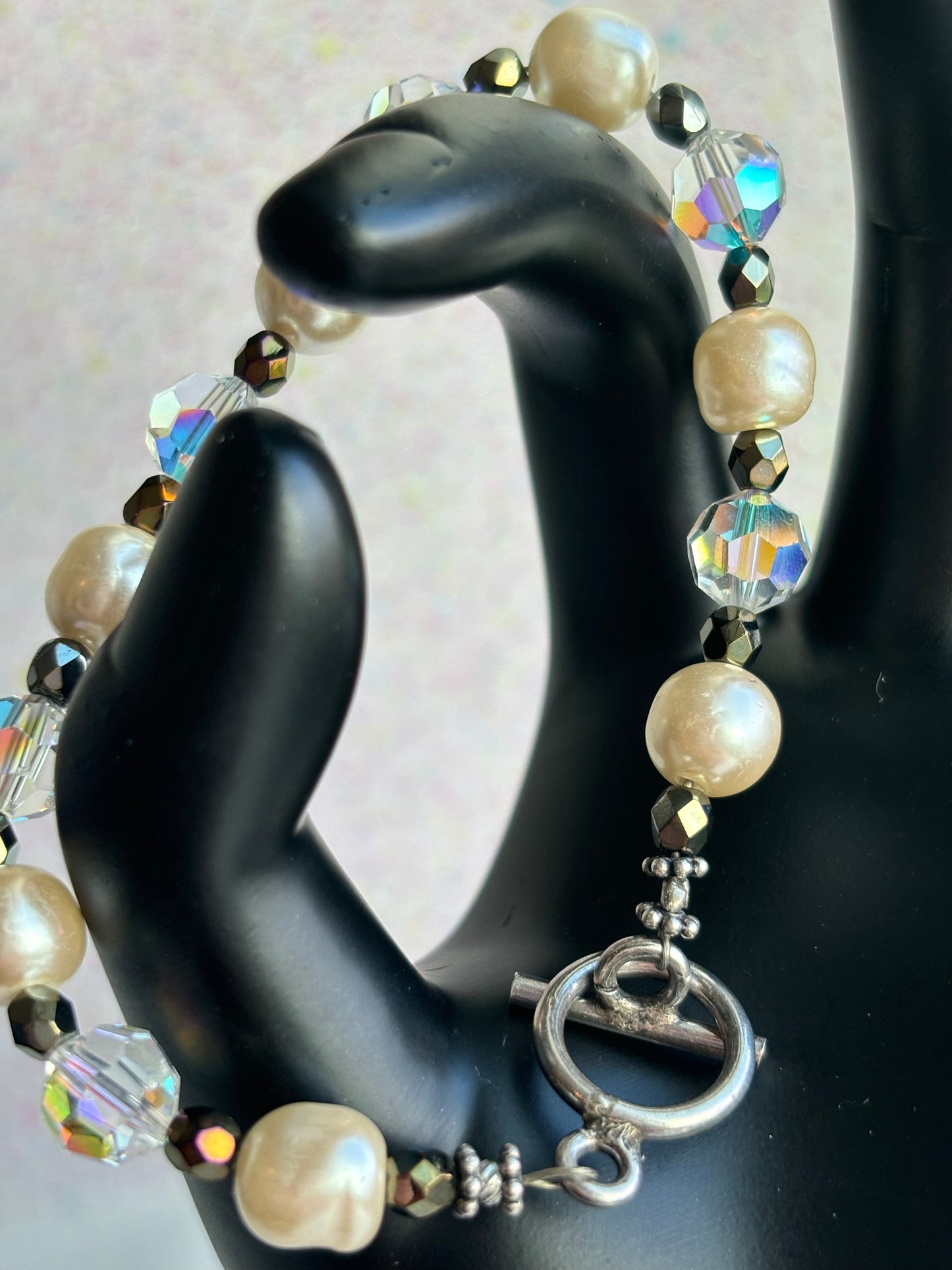 #0083 Pearl and Bead Bracelet