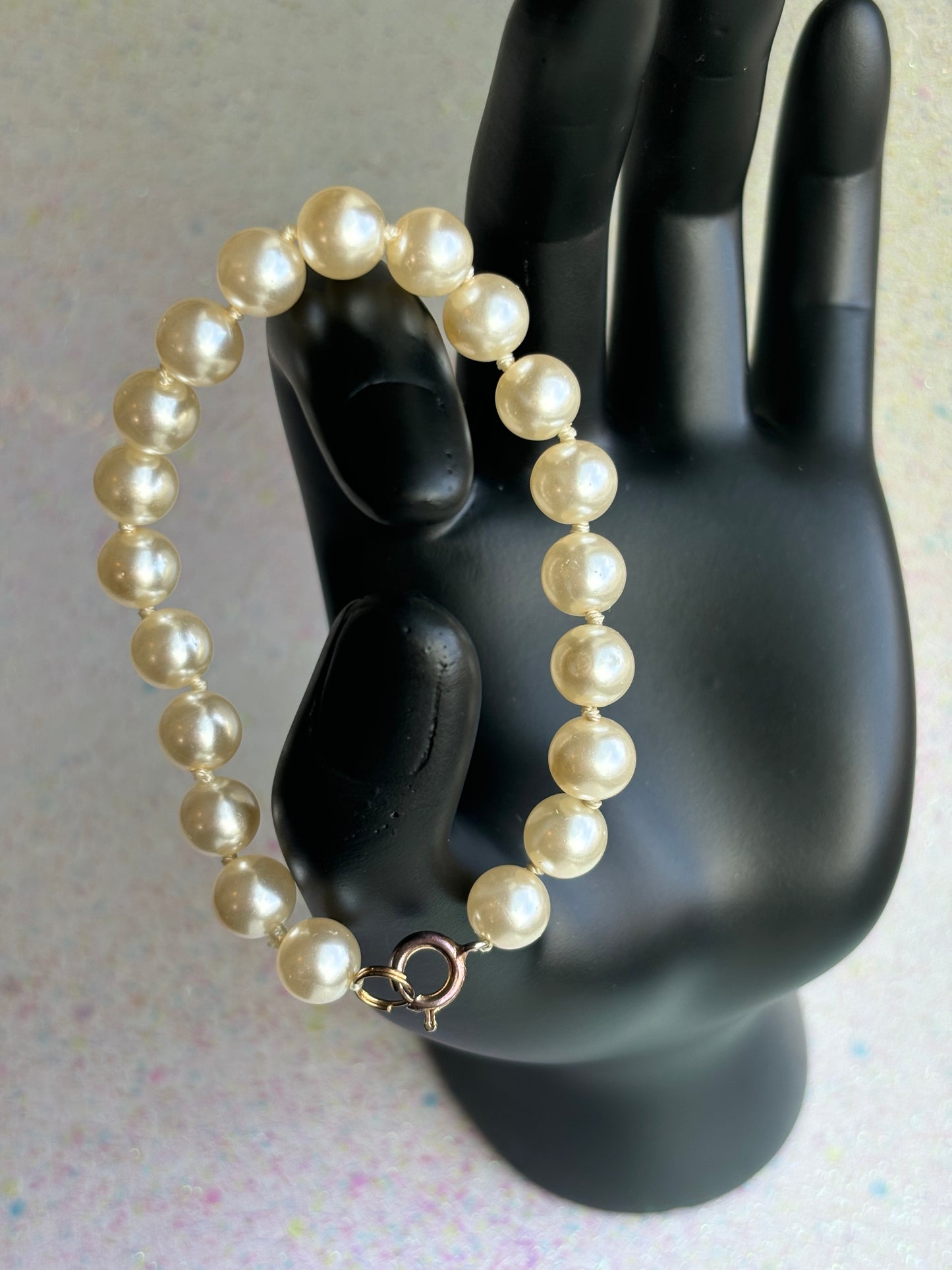 #0080 Faux Pearl Bracelet - Small