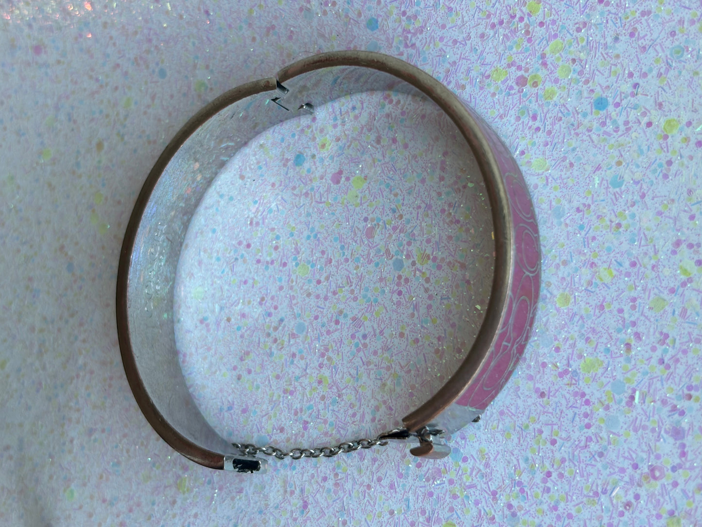 #0026 Coach Pink Bangle