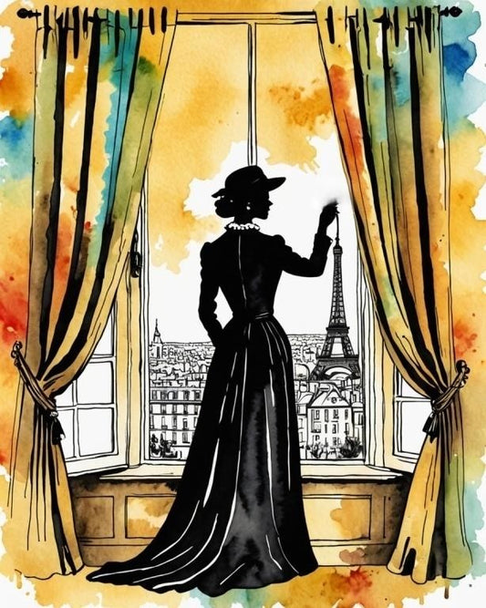 Chanel Looking Over Paris Tribute Limited Edition  Van Gogh Limited PRINT 16”x 20”