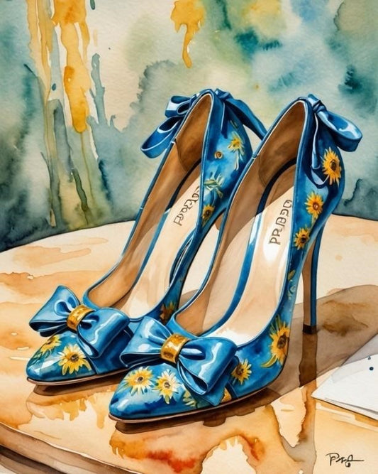 Prada Pumps Tribute Limited Edition  Van Gogh Limited PRINT 16”x 20”