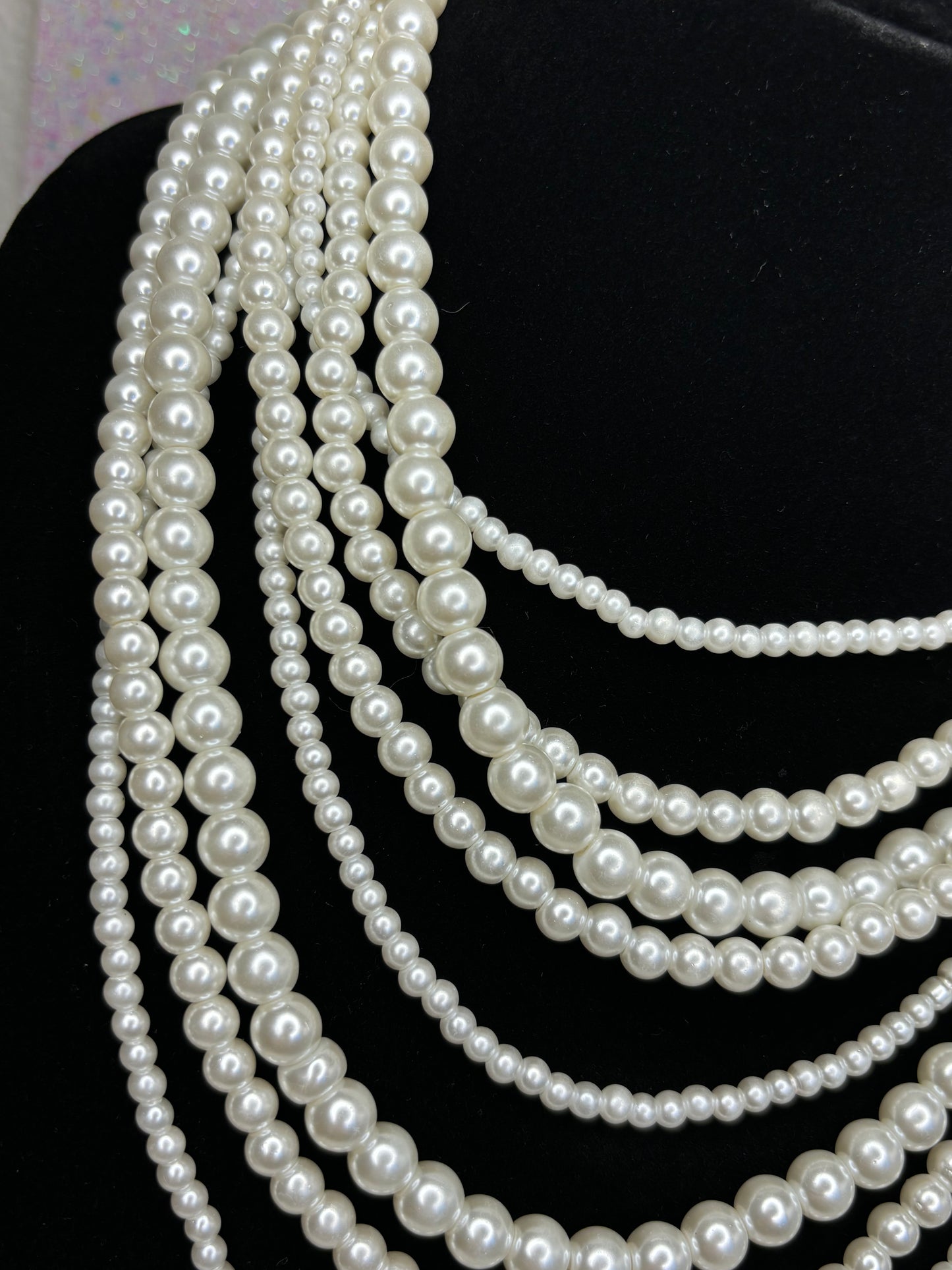 #0023 Gorgeous Multi-Strand Pearl Necklace